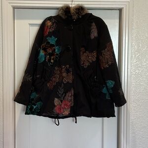 Anita A women’s Vintage jacket Embroidered Button Down Jacket